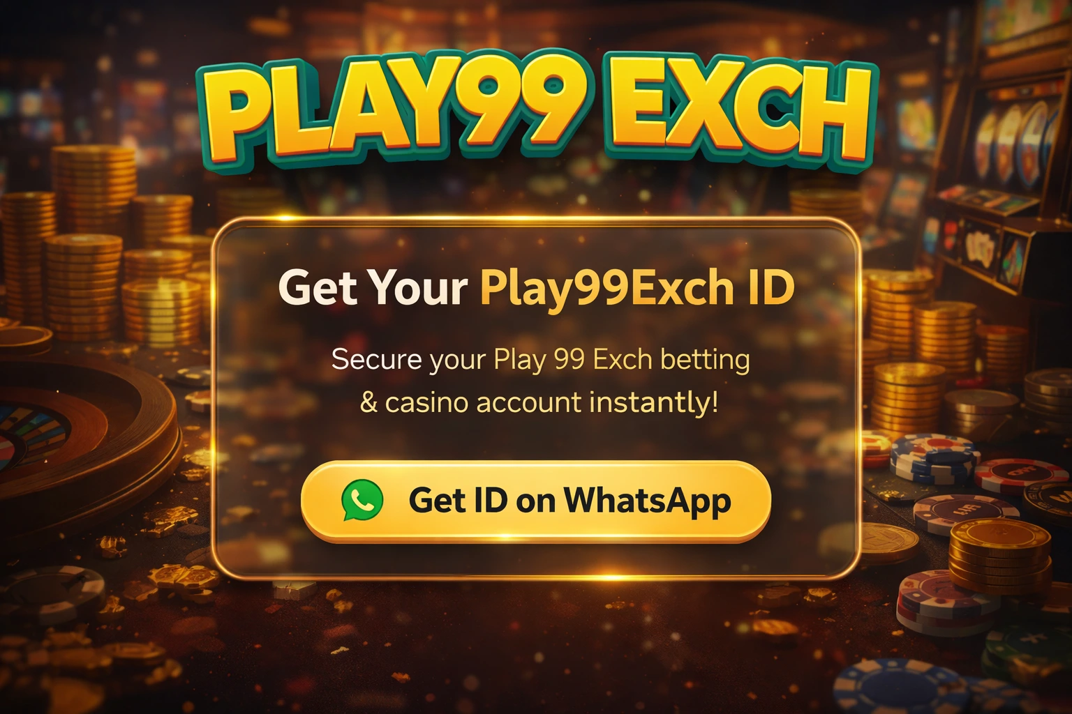 Get Play99Exch ID instantly on official Play 99 Exch betting platform