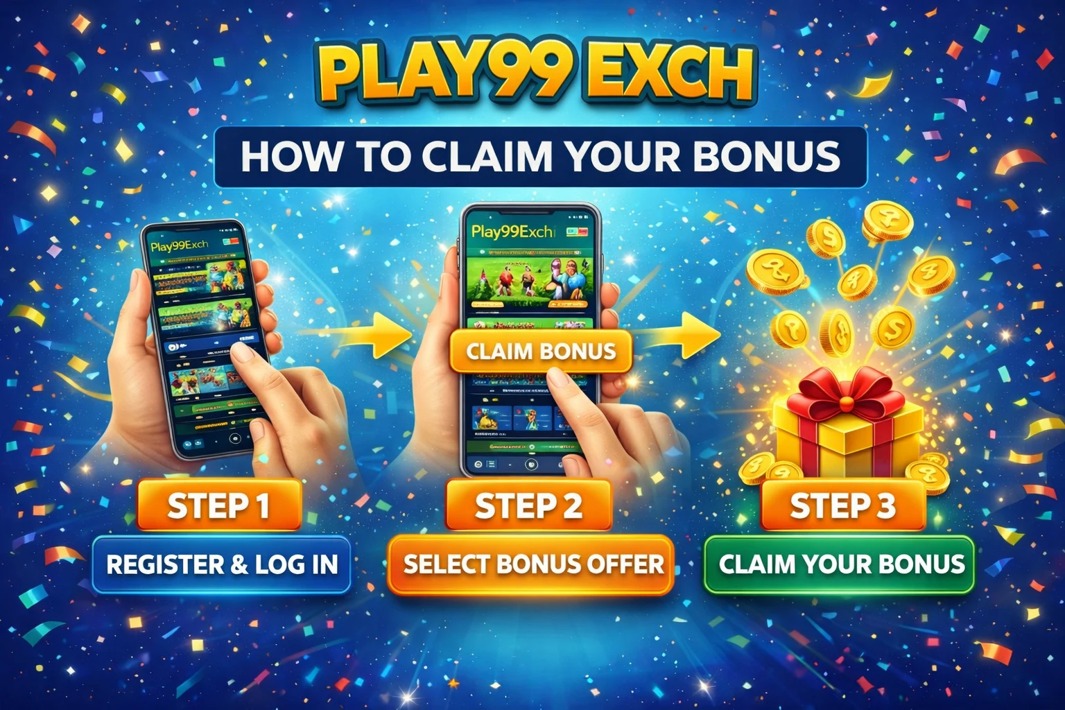 How to Claim Play99Exch Bonus