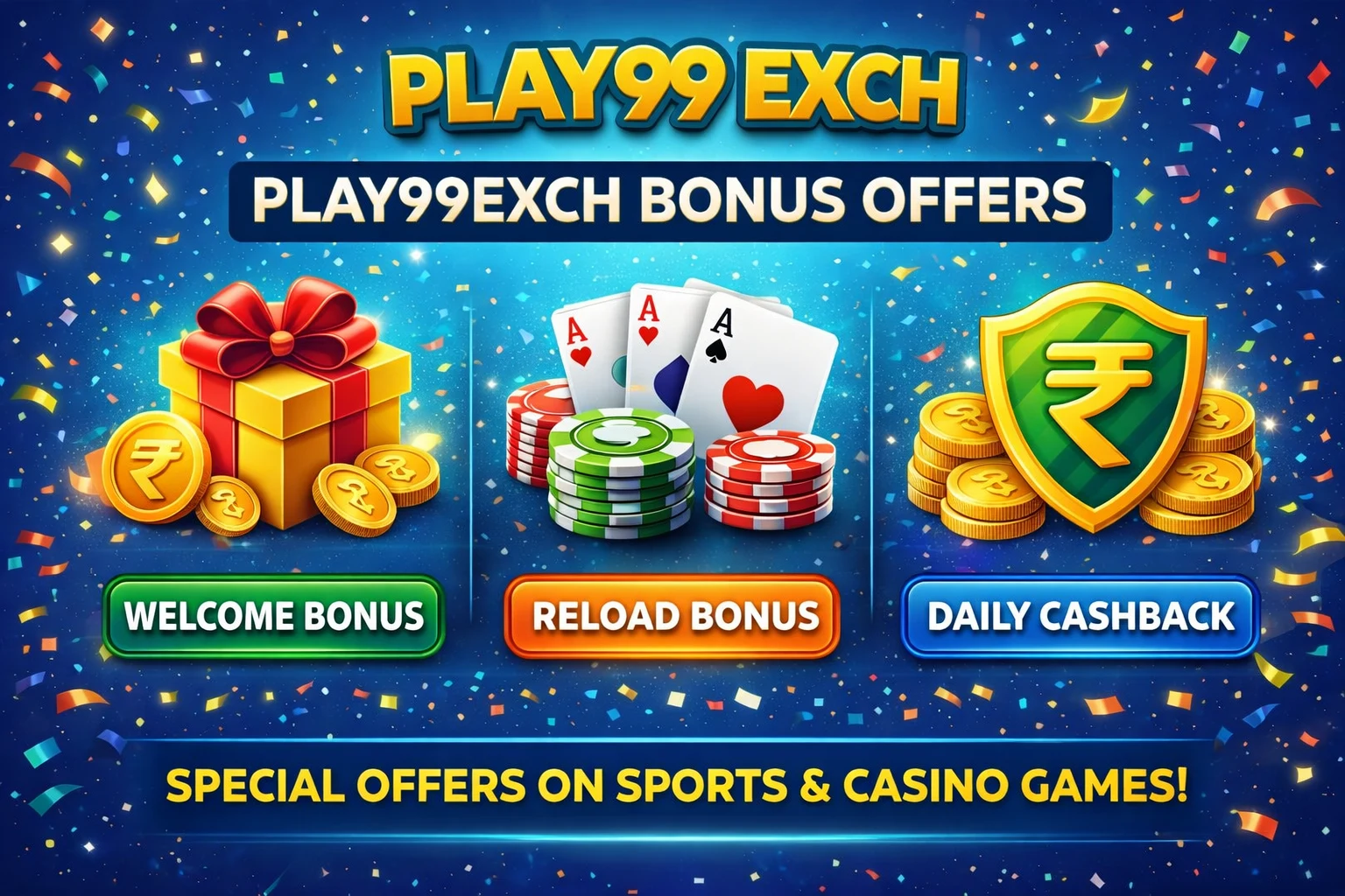 Play99Exch Bonus Offers