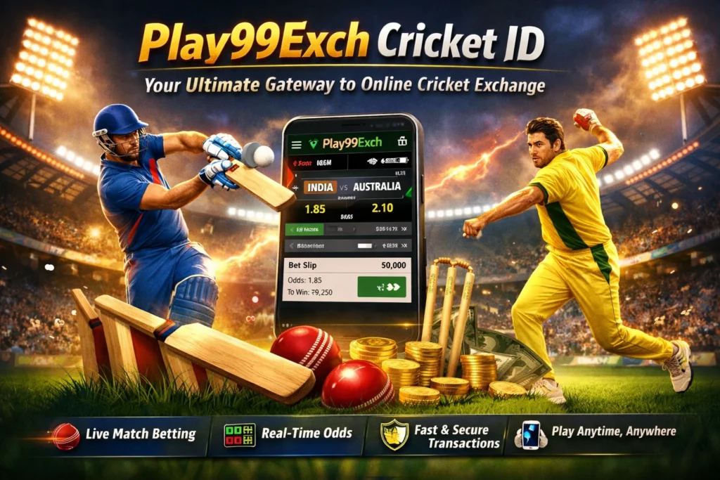 Play99Exch Cricket ID online cricket exchange platform with live betting and real-time odds