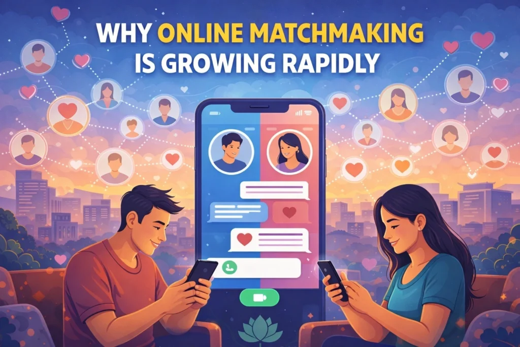 benefits of finding a partner online illustration