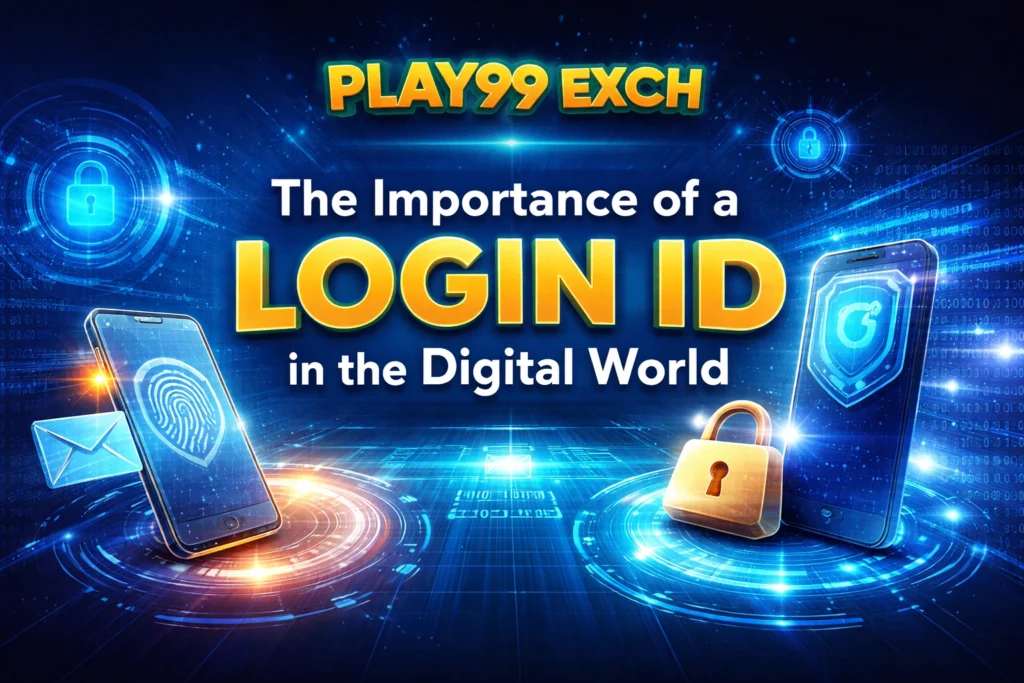 Importance of Login ID in the Digital World – secure online access concept with Play99 Exch logo