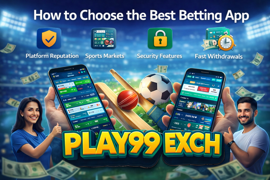 How to Choose the Best Betting App – Play99Exch Online Sports Betting Platform