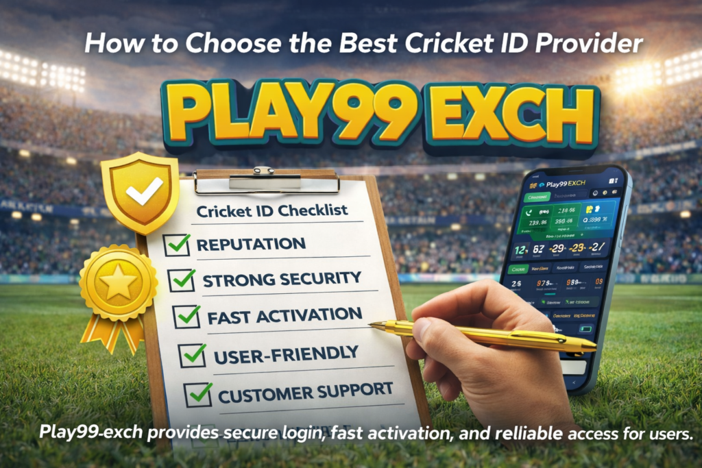 How to choose the best cricket ID provider Play99exch secure cricket ID platform guide