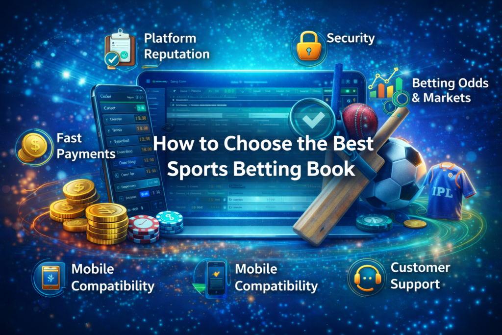 Guide on how to choose the best sports betting book platform with secure payments, good betting odds, and mobile compatibility