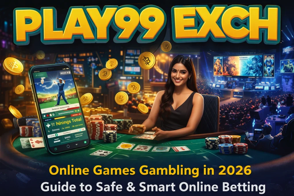 PLAY99 EXCH online games gambling 2026 guide with live sports betting, casino dealer and esports platform